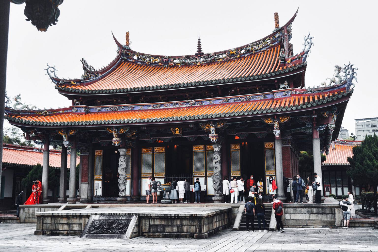 Der Konfuzius-Tempel im wunderschönen Minnan-Stil.